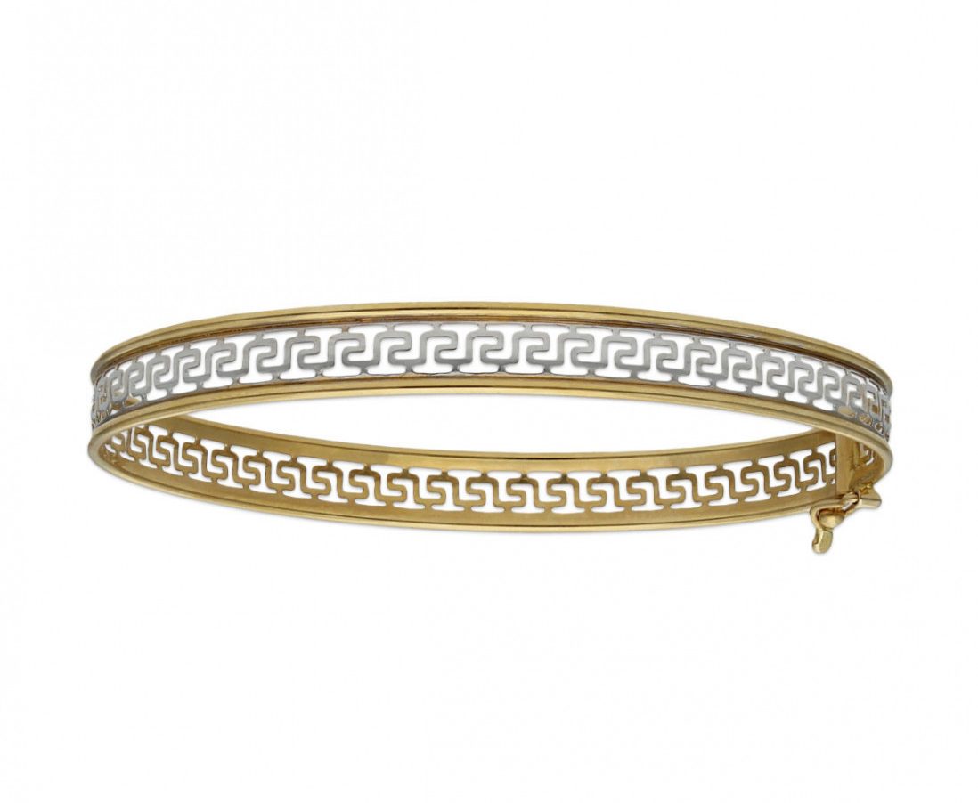 brazalete-de-oro-amarillo-y-blanco-lucarelli Brazalete de oro amarillo y blanco LUCARELLI